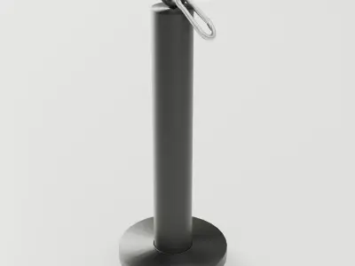 Loading Pin for Strength Training Low-poly 3D model