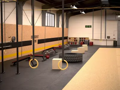 CrossFit Training Center 3D model