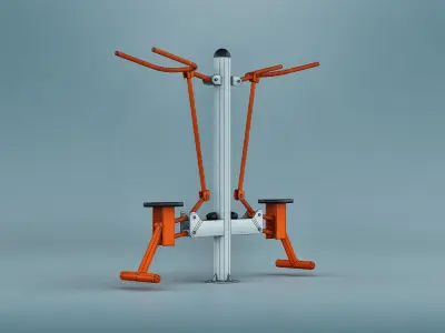 Outdoor Sports Equipment Low-poly 3D model