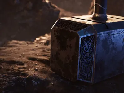 Mjolnir - Thors Hammer 3D model