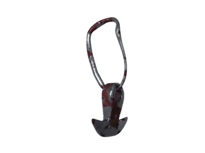 anchor 3d model metal hanging 3D model