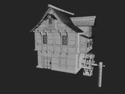 Medieval House 3D model