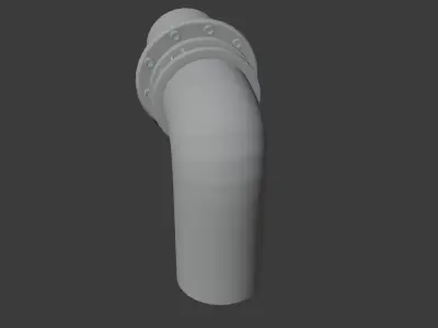 Sewage Pipe Outlet Free low-poly 3D model