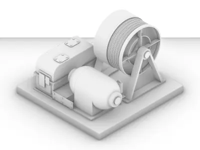 Pulley Machine 3D model