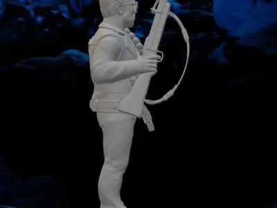 Terminator Cartoon Uncle Bob 3D print model