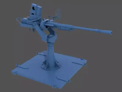 Japanese Type96 25mm AT-AA - Commercial license - 1-4 scale 3D print model
