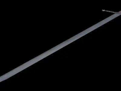 medieval sword Free low-poly 3D model buy