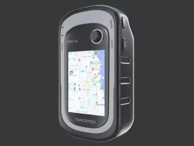 White GPS Navigator  3D model