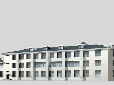 Office Building 3D model 47