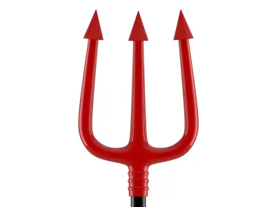 Halloween Devils Fork 3D model