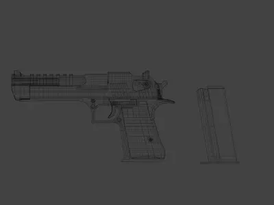 Desert Eagle 3D model 5