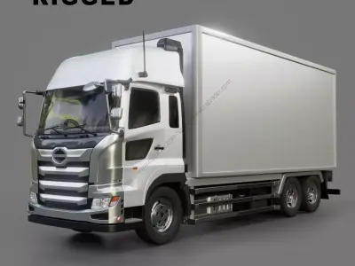 Hino Profia Cargo Truck Free 3D model