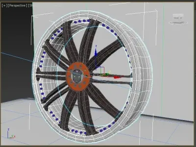 auto rim transformer Low-poly 3D model