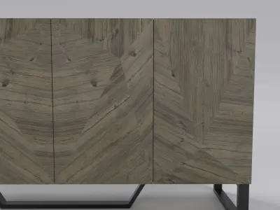Sideboard cabinet antique 3D model