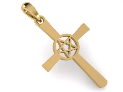 CROSS PENDANT CR198 3D print model