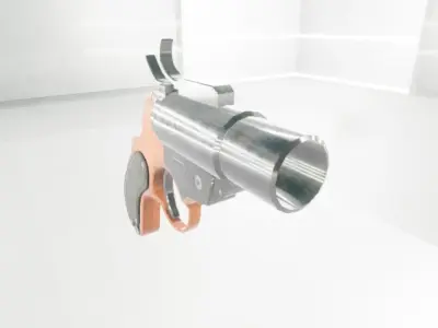 FlareGun revolver 3D model
