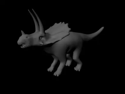 Triceratops 3D model purchase