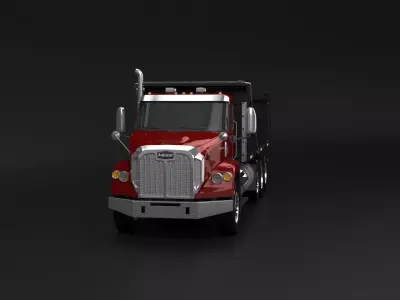 Autocar DC-64 Dump Truck 3D model