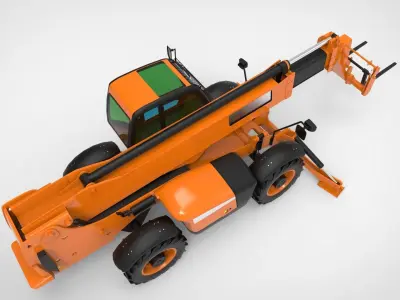 Telehandler forklift 3D model purchase