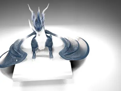 Dragon 3D model 9