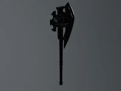 Albedo Axe High Poly Low-poly 3D model