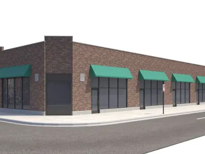 Retail-103 Retail Store 3D model