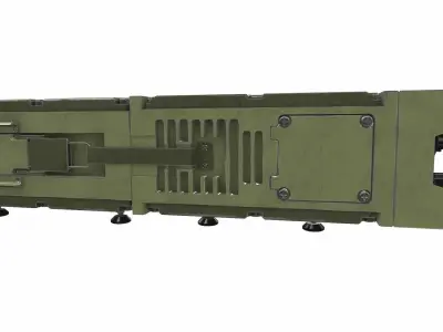 Radio military 1 3D model