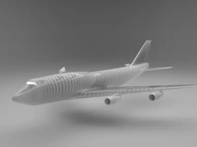 Boeing 747 400 Generic 3D model