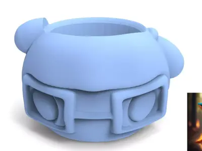 Chilindrina Matte ready to 3d print 3D model