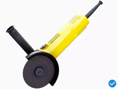 Angle Grinder Dewalt Gameready PBR Low-poly 3D model