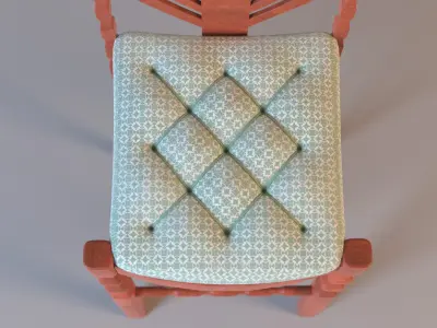 Bar Stool and Table Free 3D model