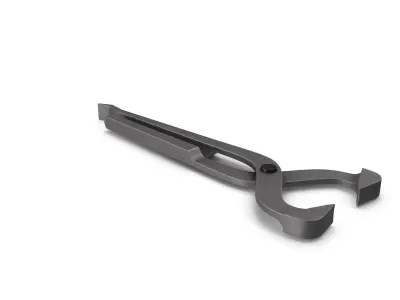 Tool Grease and Dust Cap GCP10 Low-poly 3D model