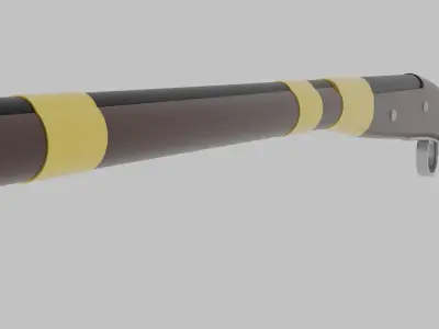 Tusken Cycler Rifle A 3D model