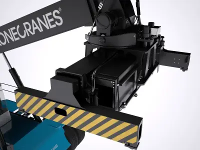 Crane Mobile Grab 3D model
