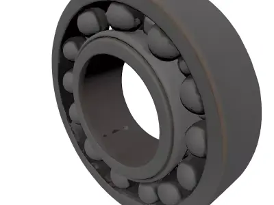Industrial Ball Bearing Mechanism 3D model