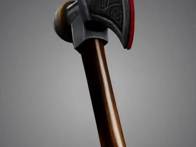 Retro Axe 3D model purchase