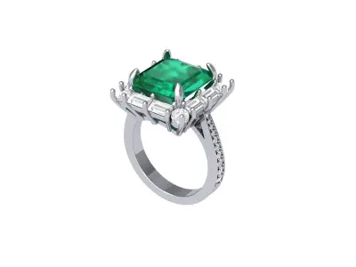 Wedding Ring  3D print model 407