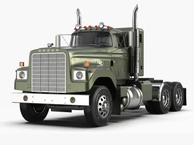 Dodge CNT 950 Big Horn 1973 - 1975 3D model