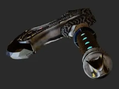 Axe Decorative Free low-poly 3D model