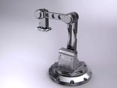 Robotic arm with socket prime 3D model