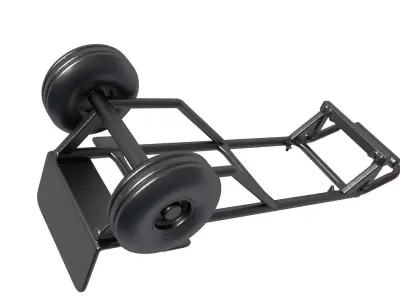 Hand Truck - Folding Hand Dolly Cart with Retractable Handle 3D print model purchase
