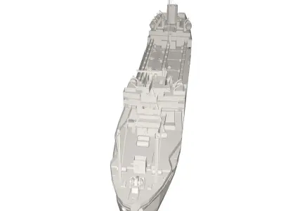 Military Ship 3D model