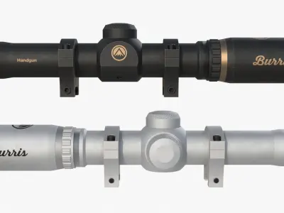 Burris hangun scope Low-poly 3D model