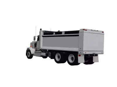 Kenworth W900 Retail Delivery Truck 3D Model 3D model
