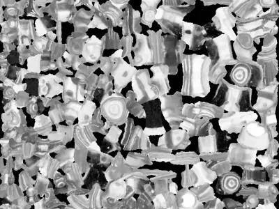 White Steampunk Pistol 3D model