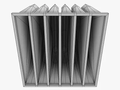 Soft Bag Filter 3D model