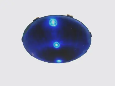 A glowing sci-fi energy core 3D model