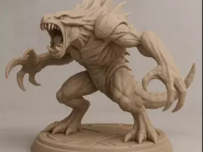 RAVAGER BEAST Apex Alien Predator STL Pack 3D print model