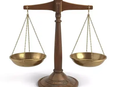 Ancient Egyptian Balance Scale 3D Prop Analysis Low-poly 3D model get