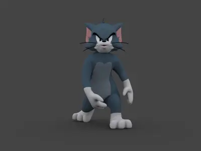 TOMZ-004 Walking animation 3D model